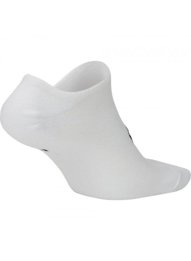 NSW Everyday Essentials No-Show Socks (Pack of 3) White/Black