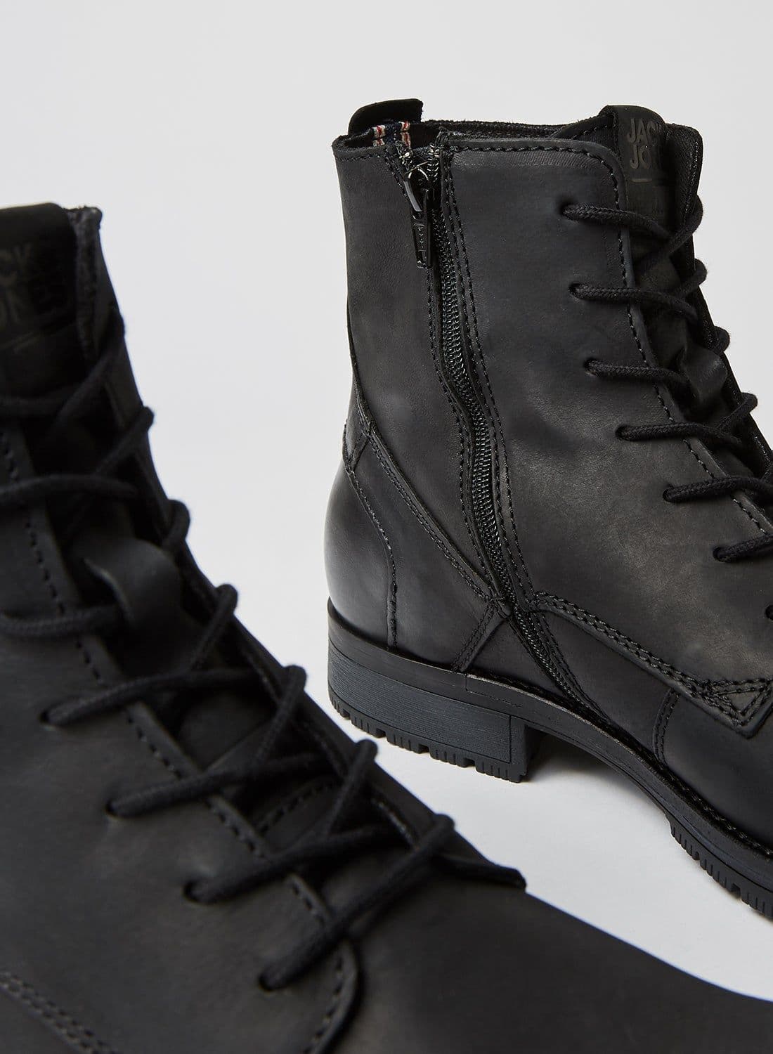 Orca Leather Boots Anthracite