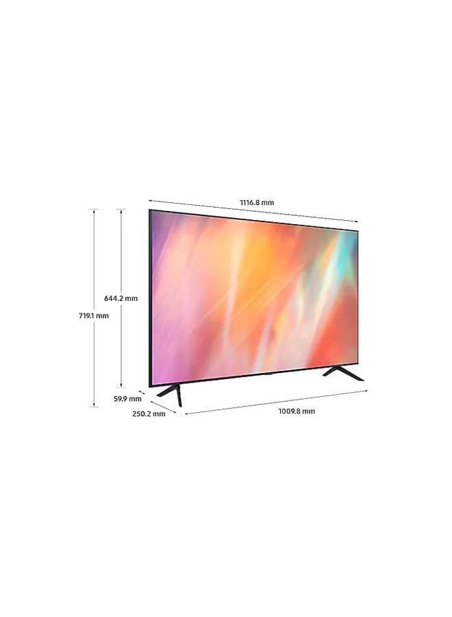 50-Inch Crystal UHD Crystal Processor 4K Flat Smart Tv UA50AU7000UXZN / UA50AU7000UXEG Titan Grey