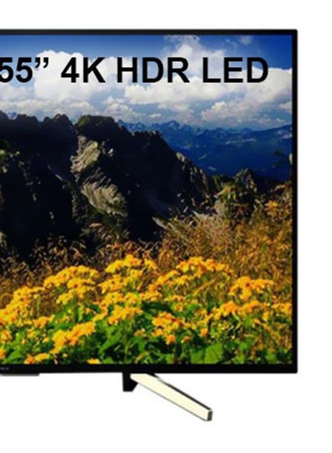 4K Smart LED TV 55 Inch With Android System, WiFi Connection, 3 HDMI and 2 USB Inputs KD-55X7500H Black - WE Offer (100 GB Free for 3 Months) KD-55X7500H Black